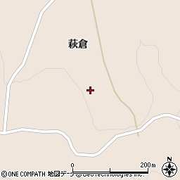 岩手県一関市室根町矢越萩倉199周辺の地図