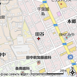 宮城県気仙沼市田谷19-3周辺の地図