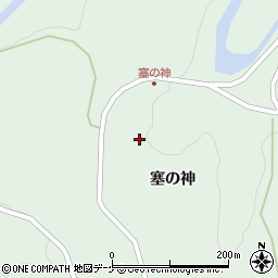 岩手県一関市川崎町薄衣（塞の神）周辺の地図