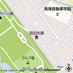 酒田米菓株式会社周辺の地図