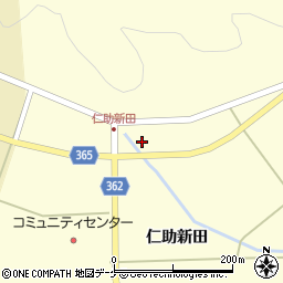 山形県酒田市北俣円道56周辺の地図