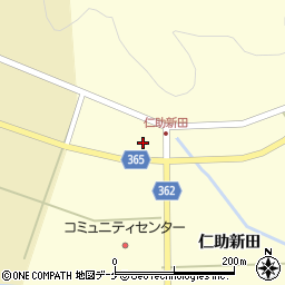 山形県酒田市北俣仁助新田93-2周辺の地図