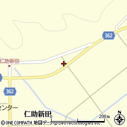 山形県酒田市北俣円道98周辺の地図