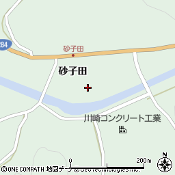 千厩川周辺の地図
