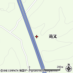 岩手県一関市萩荘苅又周辺の地図