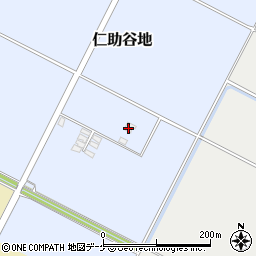 山形県酒田市仁助谷地173-38周辺の地図