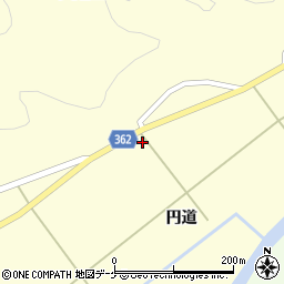 山形県酒田市北俣円道60周辺の地図
