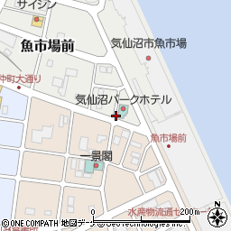 気仙沼パークホテル周辺の地図