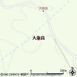 岩手県一関市弥栄大奈良周辺の地図