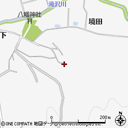 岩手県一関市真柴境田20-4周辺の地図