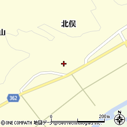 山形県酒田市北俣大畑山4周辺の地図