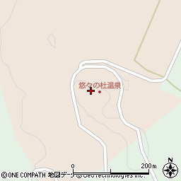 山形県酒田市山楯南山周辺の地図