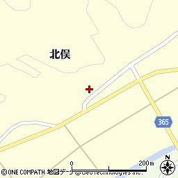 山形県酒田市北俣大畑山1周辺の地図