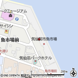 気仙沼市役所産業部　クッキングスタジオ事務室周辺の地図