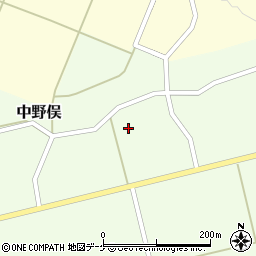 山形県酒田市中野俣備畑前周辺の地図
