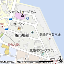 村田漁業株式会社　冷凍工場周辺の地図