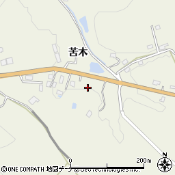 岩手県一関市滝沢苦木123-12周辺の地図