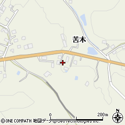 岩手県一関市滝沢苦木53-10周辺の地図