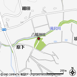 八幡神社周辺の地図