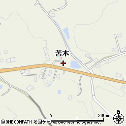 岩手県一関市滝沢苦木53-1周辺の地図