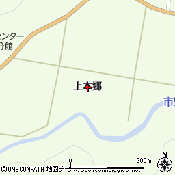 岩手県一関市萩荘上本郷周辺の地図