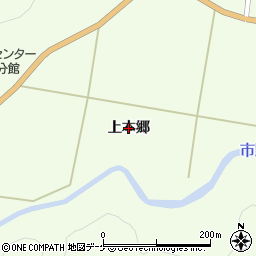 岩手県一関市萩荘（上本郷）周辺の地図