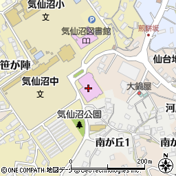 気仙沼市民会館周辺の地図