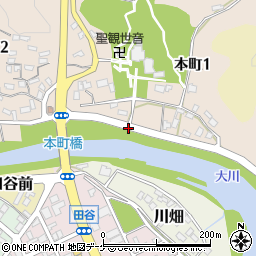 宮城県気仙沼市本町1丁目5周辺の地図