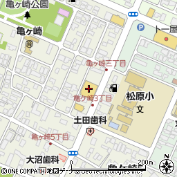 ウエルシア薬局酒田亀ヶ崎店周辺の地図