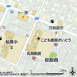 酒田市立第三中学校周辺の地図