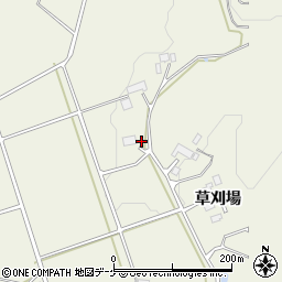 岩手県一関市滝沢草刈場43周辺の地図