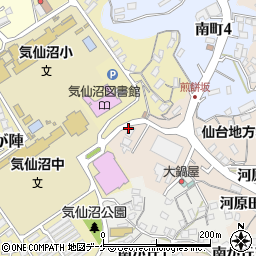 熊谷畳店周辺の地図