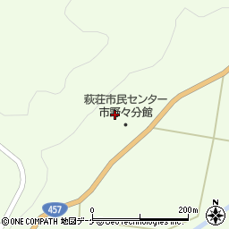 岩手県一関市萩荘上本郷305周辺の地図