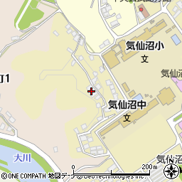 宮城県気仙沼市笹が陣2-122周辺の地図