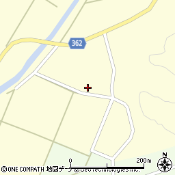 山形県酒田市北俣上中村27周辺の地図