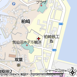 宮城県気仙沼市港町周辺の地図
