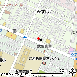 八文字屋　酒田店周辺の地図