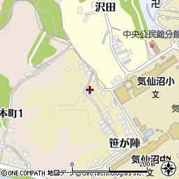 宮城県気仙沼市笹が陣2-101周辺の地図