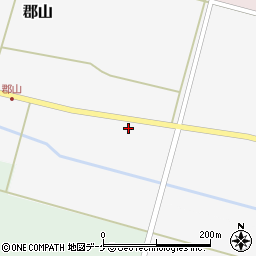 山形県酒田市郡山125周辺の地図