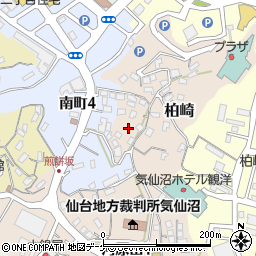 宮城県気仙沼市柏崎3周辺の地図