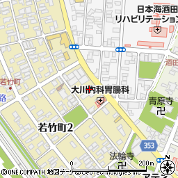 コスモ若竹町ＳＳ周辺の地図