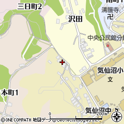 宮城県気仙沼市笹が陣1-8周辺の地図