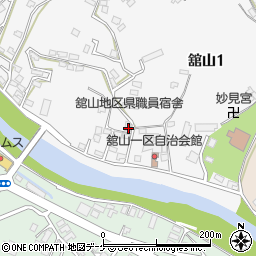 宮城県気仙沼市舘山1丁目6-1周辺の地図