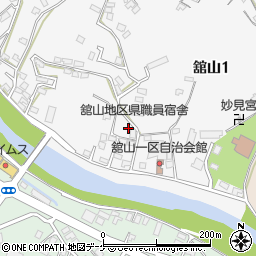 宮城県気仙沼市舘山1丁目6-119周辺の地図