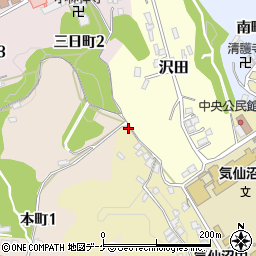 宮城県気仙沼市笹が陣6-34周辺の地図