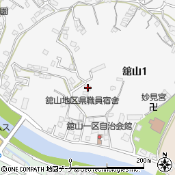 宮城県気仙沼市舘山1丁目6-215周辺の地図