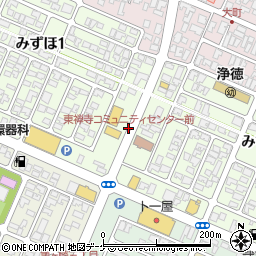 東禅寺﻿コミュニティセンター前周辺の地図