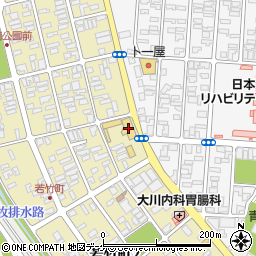 山形トヨタ自動車酒田店周辺の地図