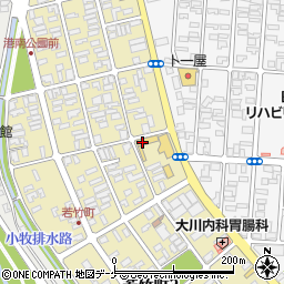 山形トヨタ自動車株式会社　酒田店タイヤ部周辺の地図