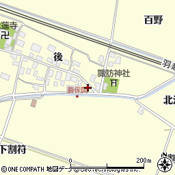 山形県酒田市勝保関前1周辺の地図